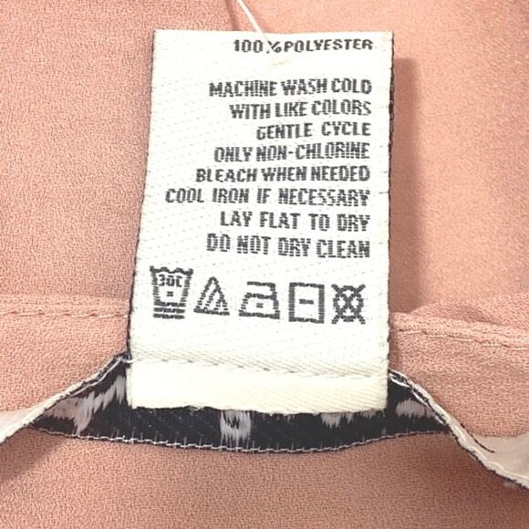 American Rag Racer Back Ruffle 2-tier Pink Blush Top women sz L - Picture 5 of 6